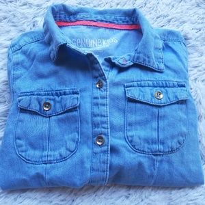 OshKosh Kids Girl Jean Shirt SZ 4T